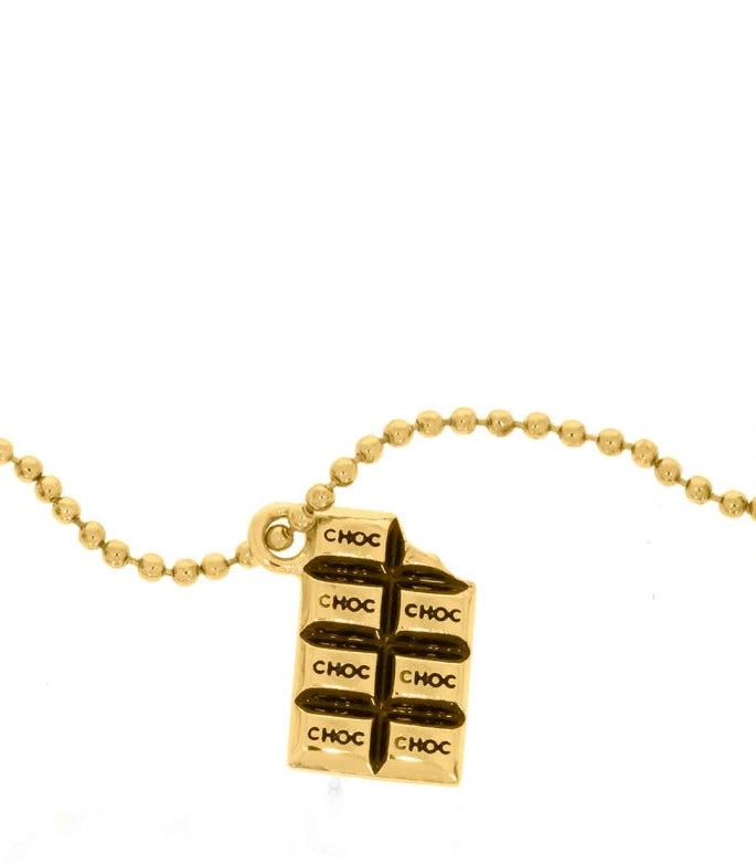 Pingente Chocolate Dourado