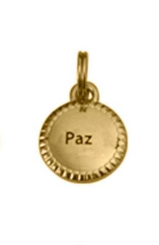 Pingente Paz Dourado