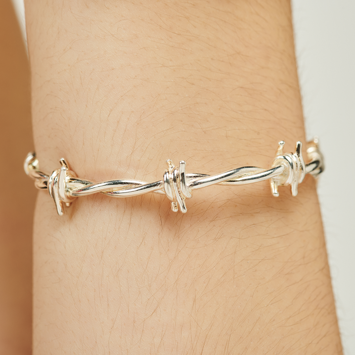 Pulseira Arame Ródio
