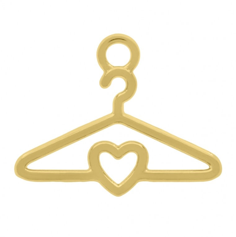Pingente Moda  Cabide Dourado