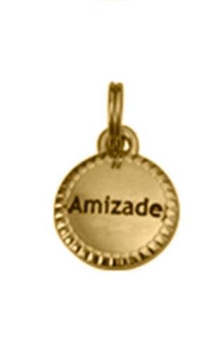 Pingente  Amizade Dourado