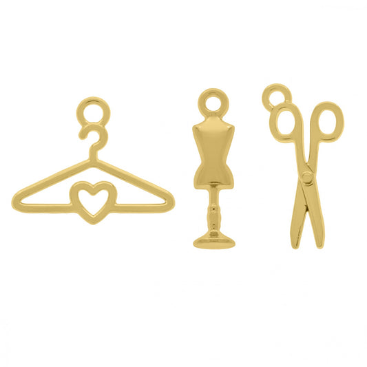 Conjunto Pingentes Moda Dourado