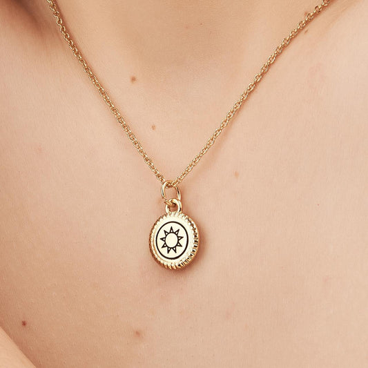 Pingente Felicidade Dourado