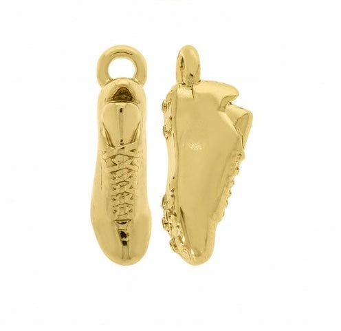Pingente Brasil Chuteira Dourado