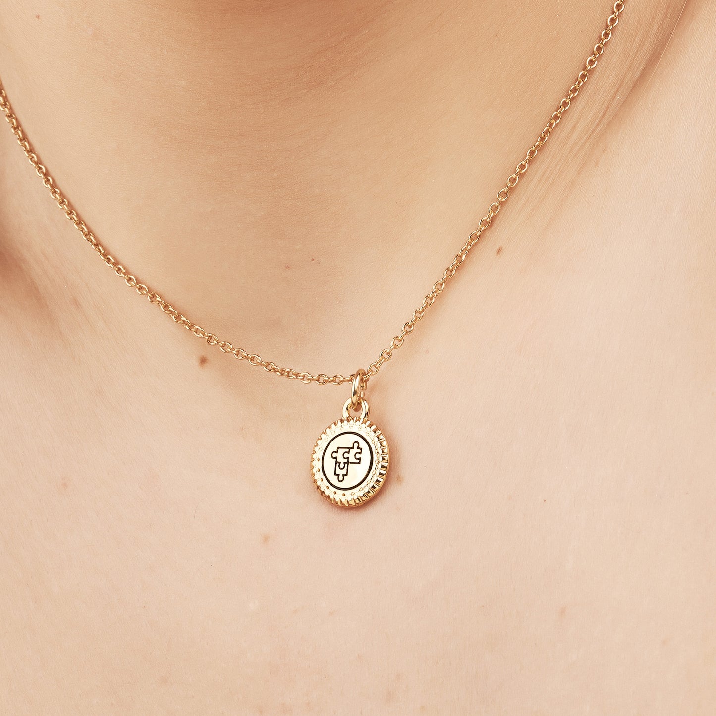 Pingente  Amizade Dourado
