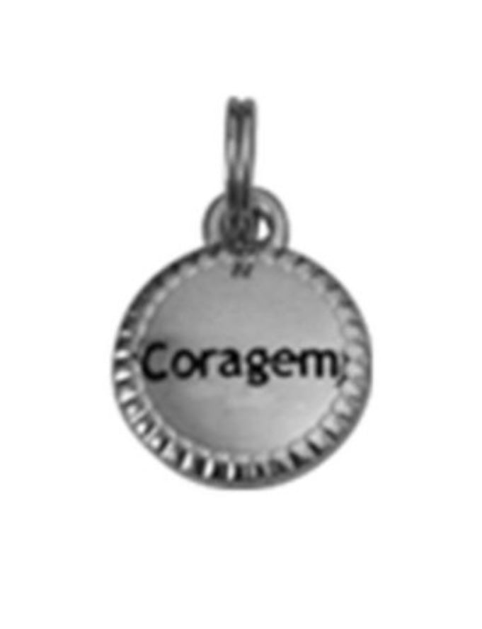 Pingente Coragem Prata