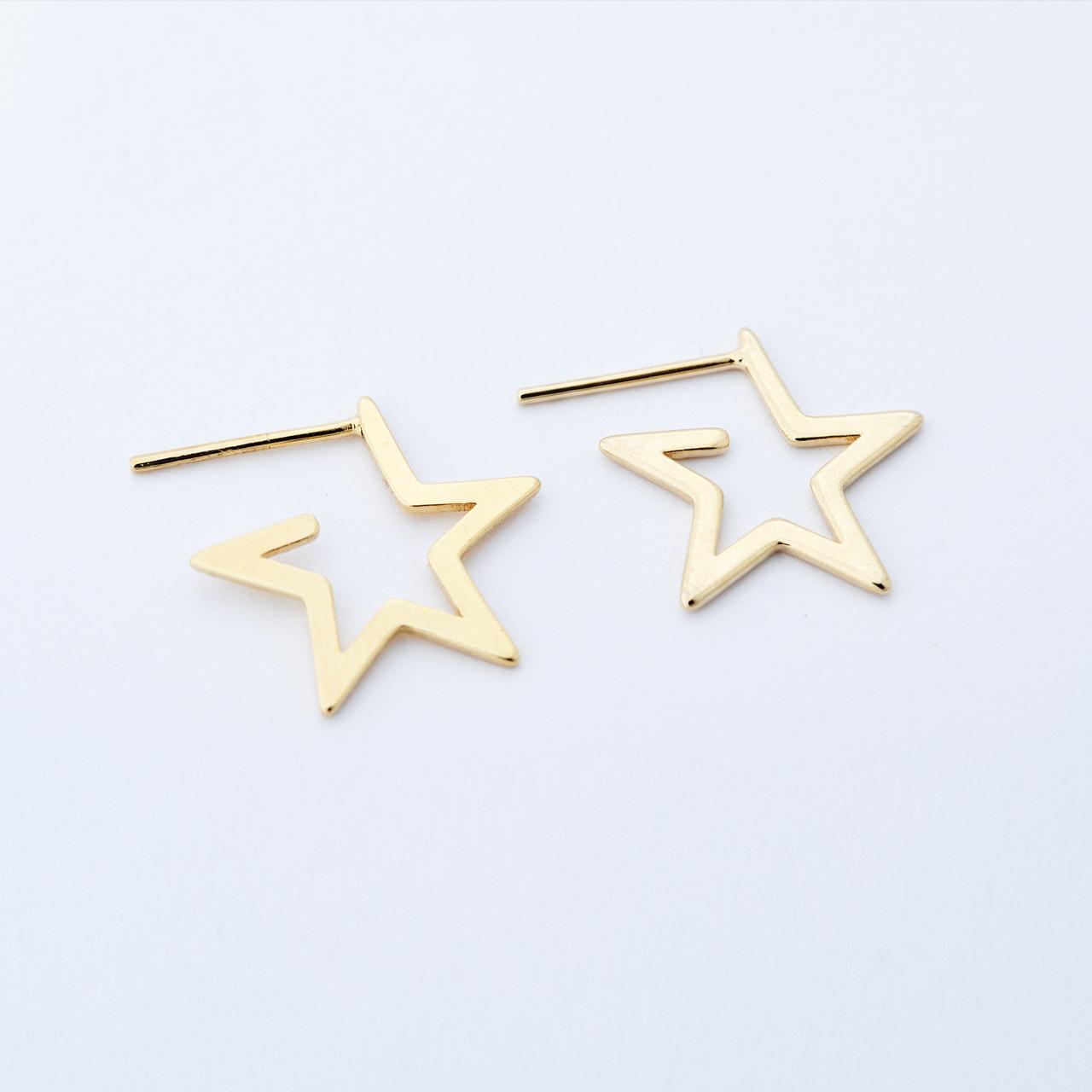 Brinco Estrela Dourado P