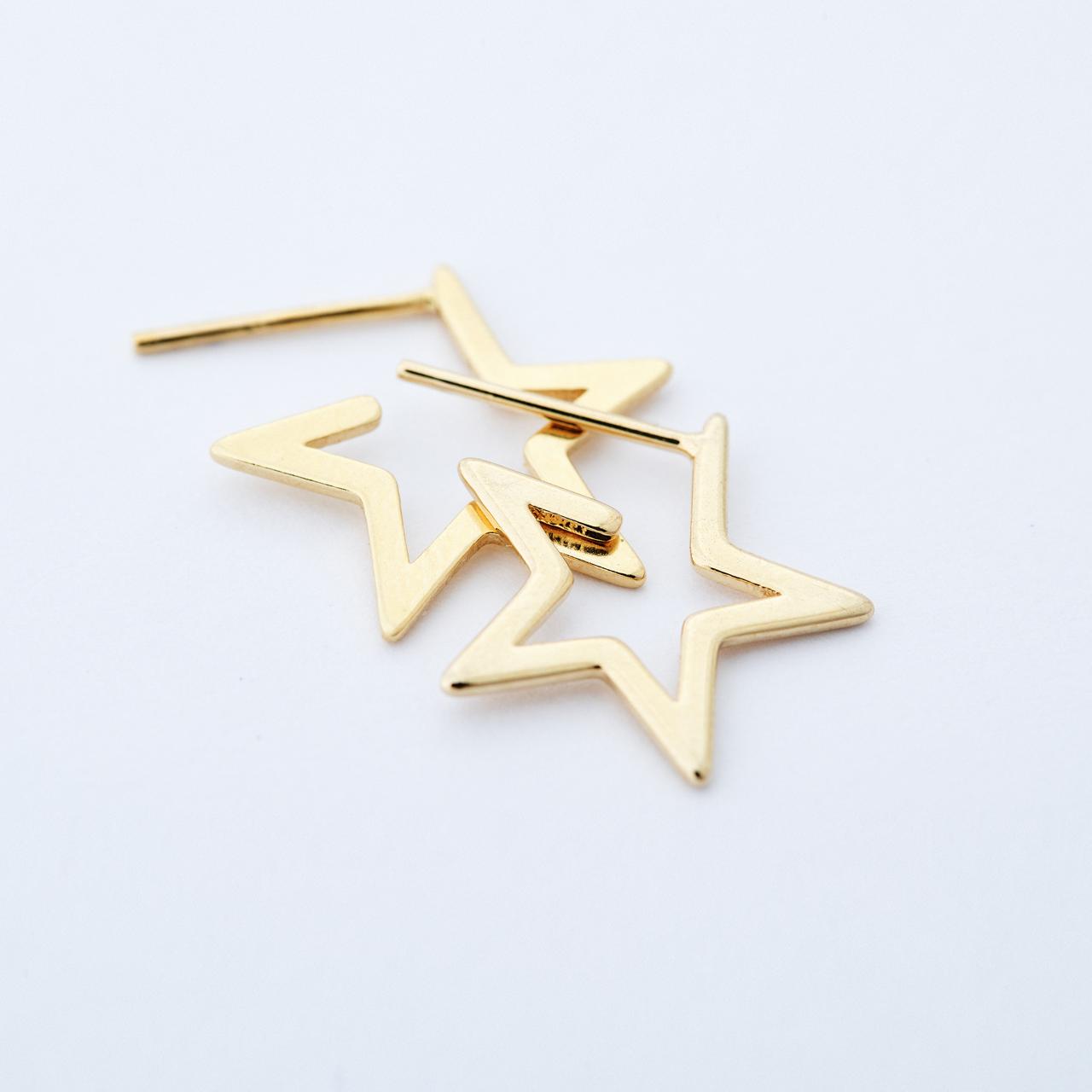 Brinco Estrela Dourado P