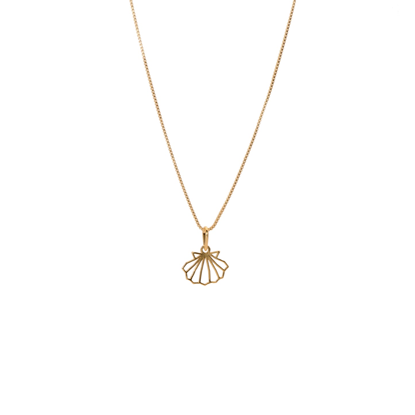 Colar Concha Dourado
