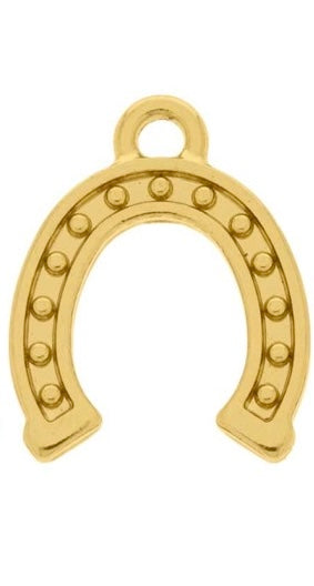 Pingente da Sorte Ferradura Dourado
