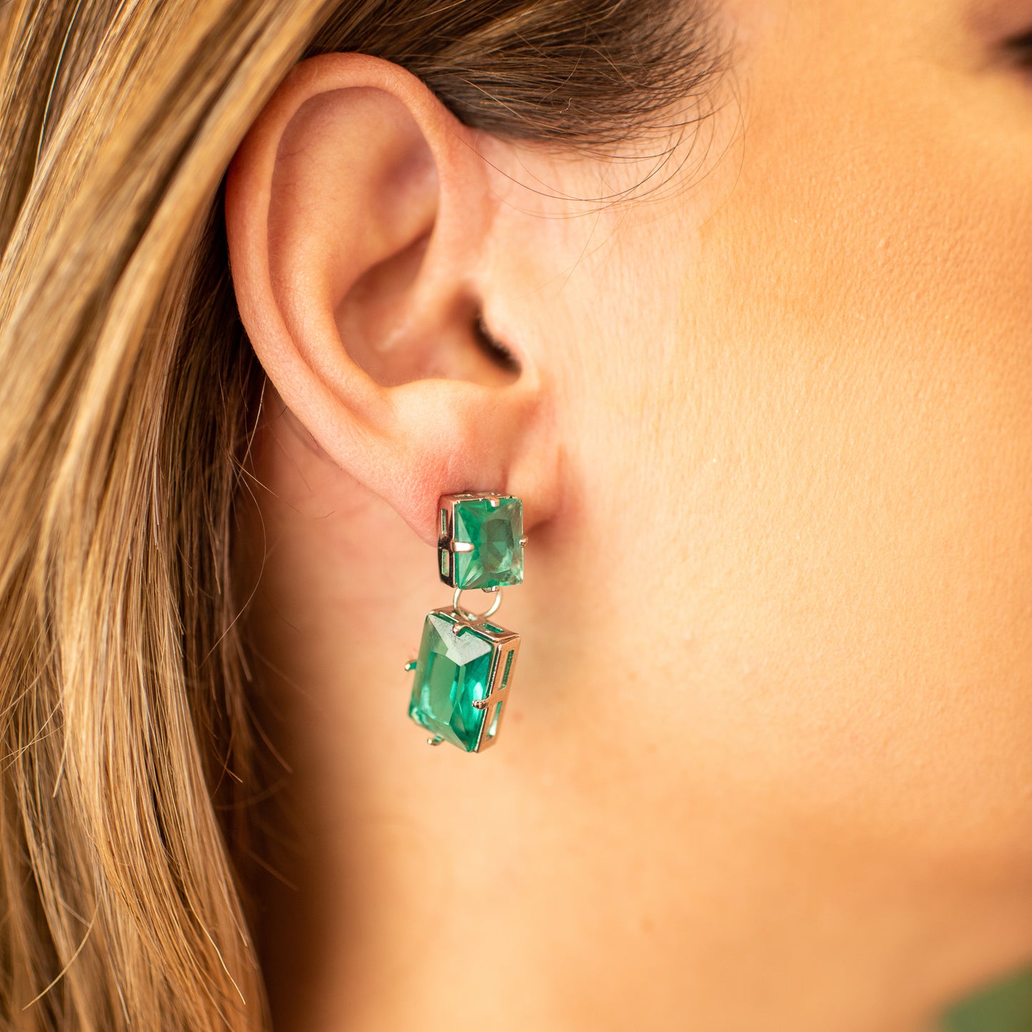 Conjunto Aurora Prata Verde