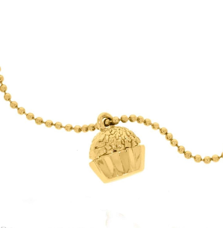 Pingente Brigadeiro Dourado