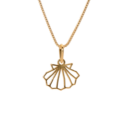 Colar Concha Dourado