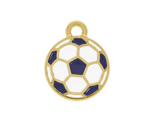 Pingente Brasil Bola Dourado