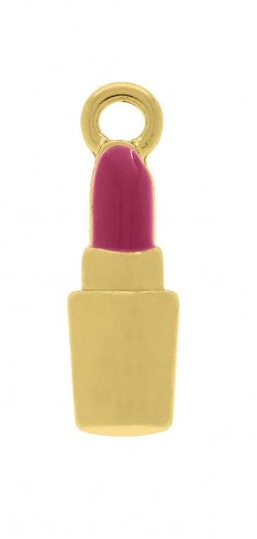Pingente Batom Dourado