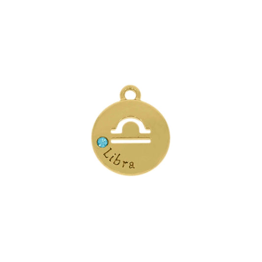 Pingente Signo Libra Dourado