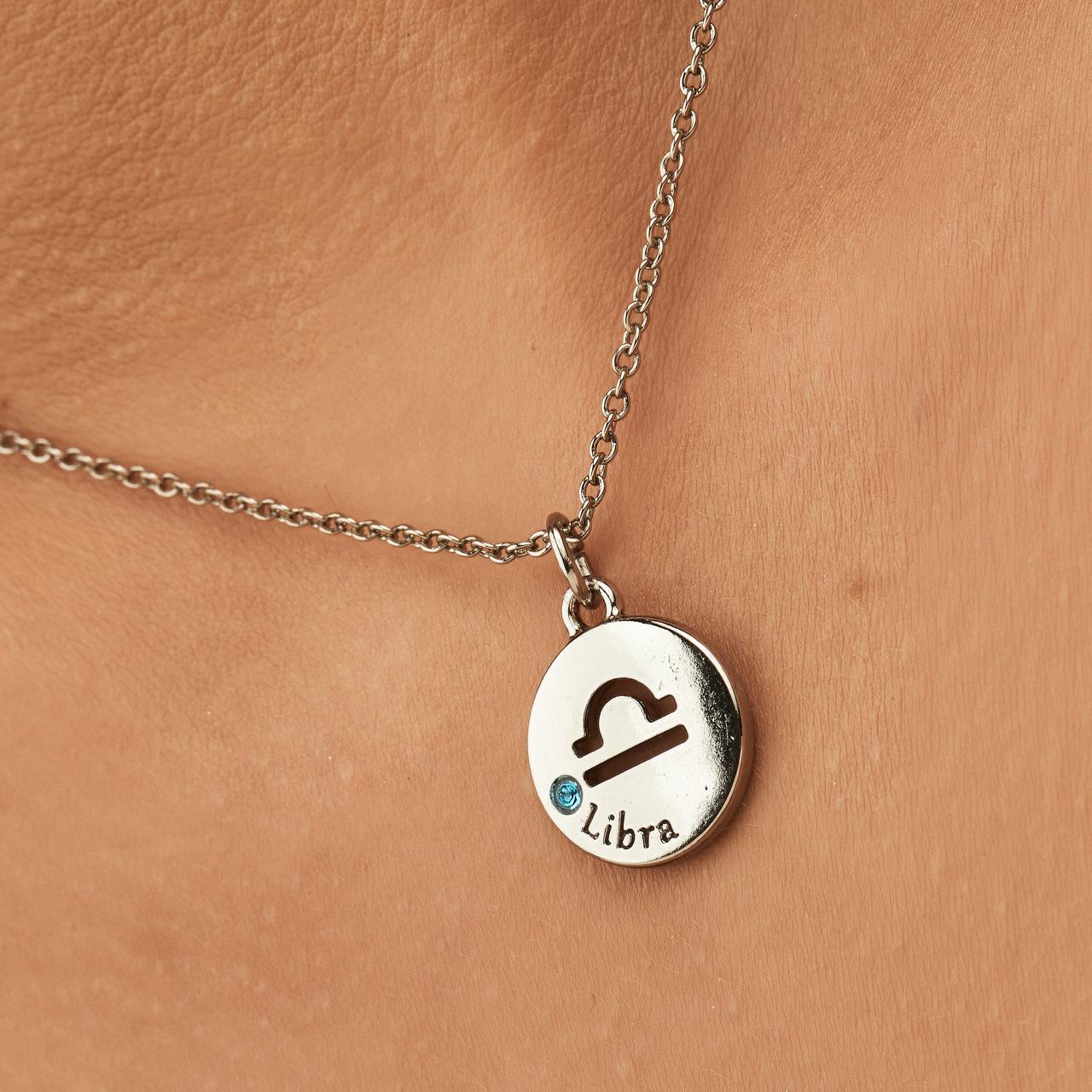 Pingente Signo Libra Prata