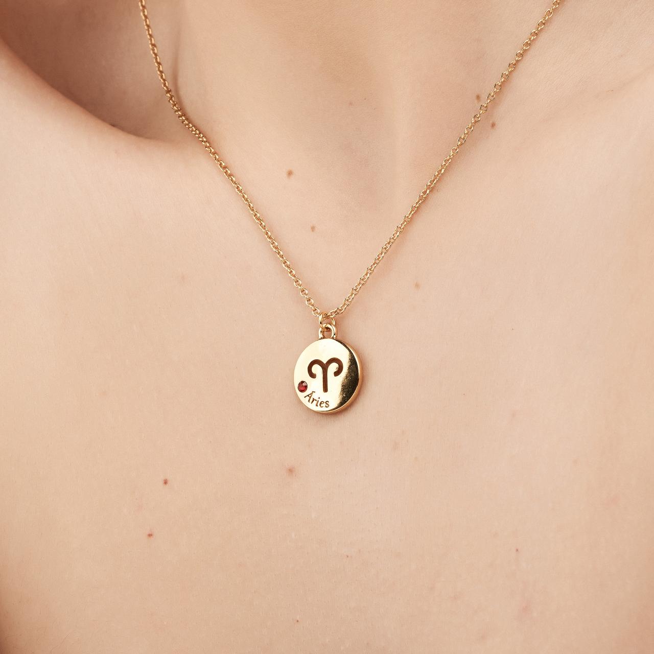 Pingente Signo Áries Dourado
