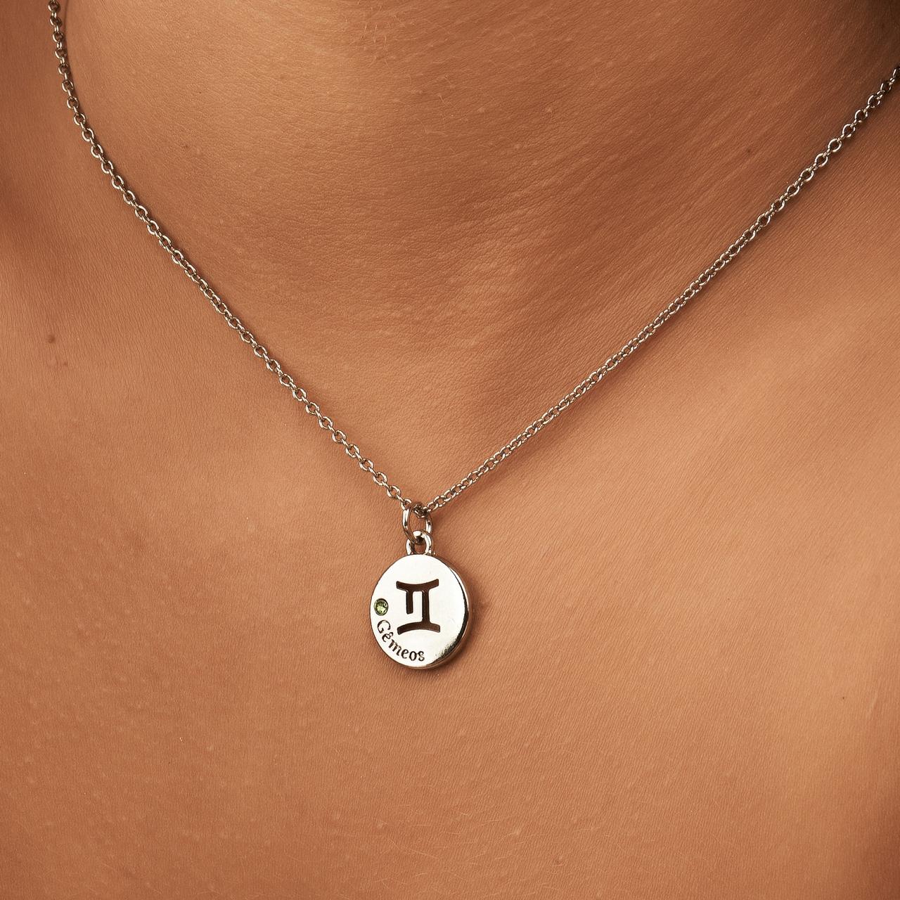 Pingente Signo Gêmeos Prata
