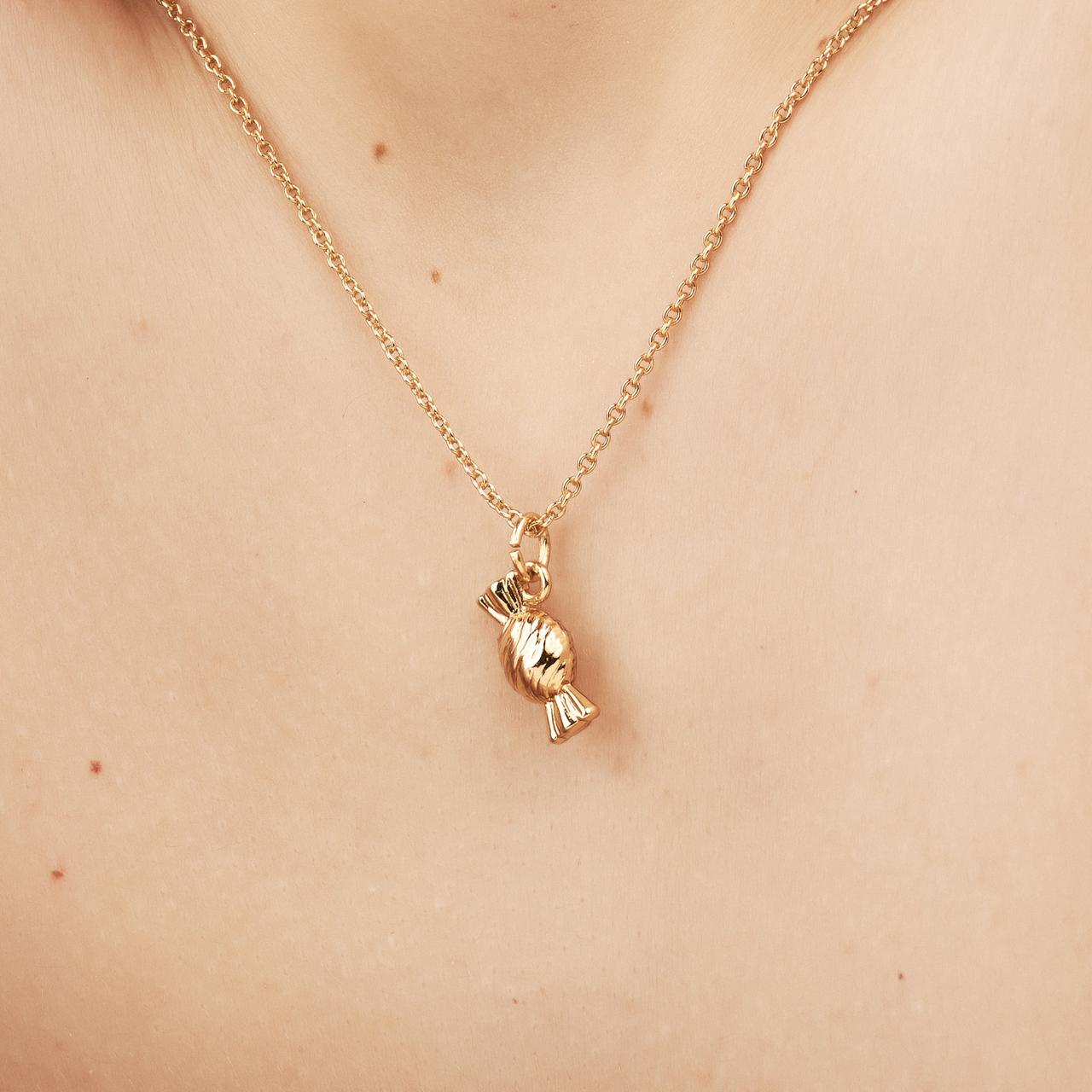 Pingente Bombom Dourado