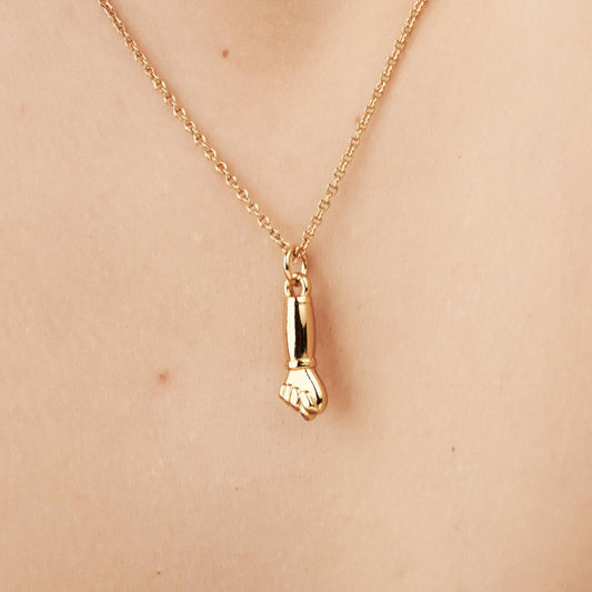 Pingente da Sorte Figa Dourado