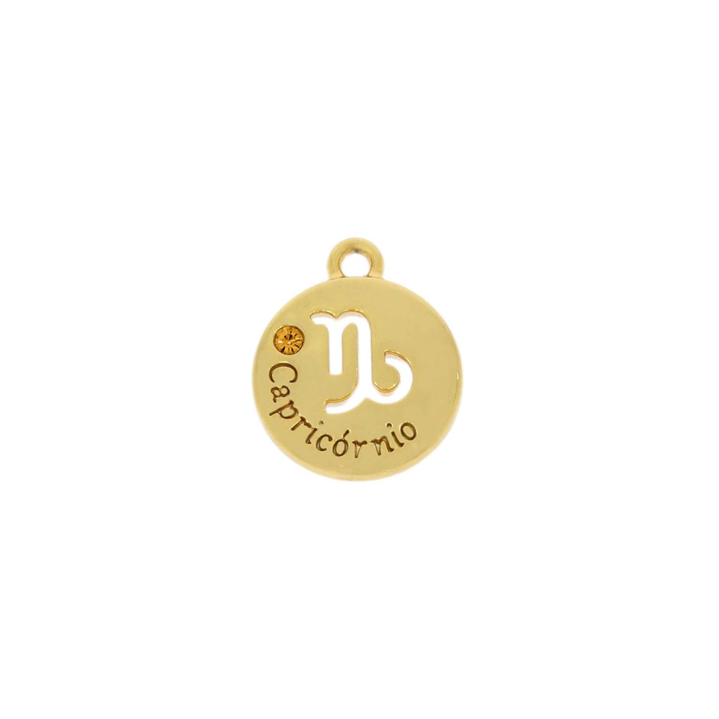 Pingente Signo Capricórnio Dourado