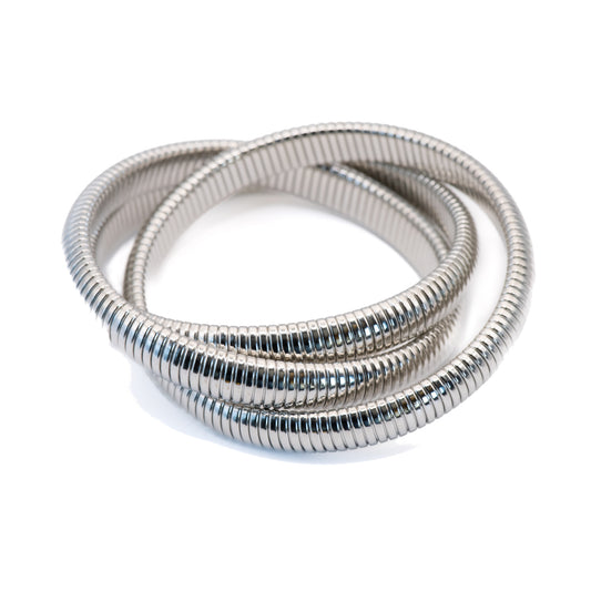 Pulseira Serpente Prata