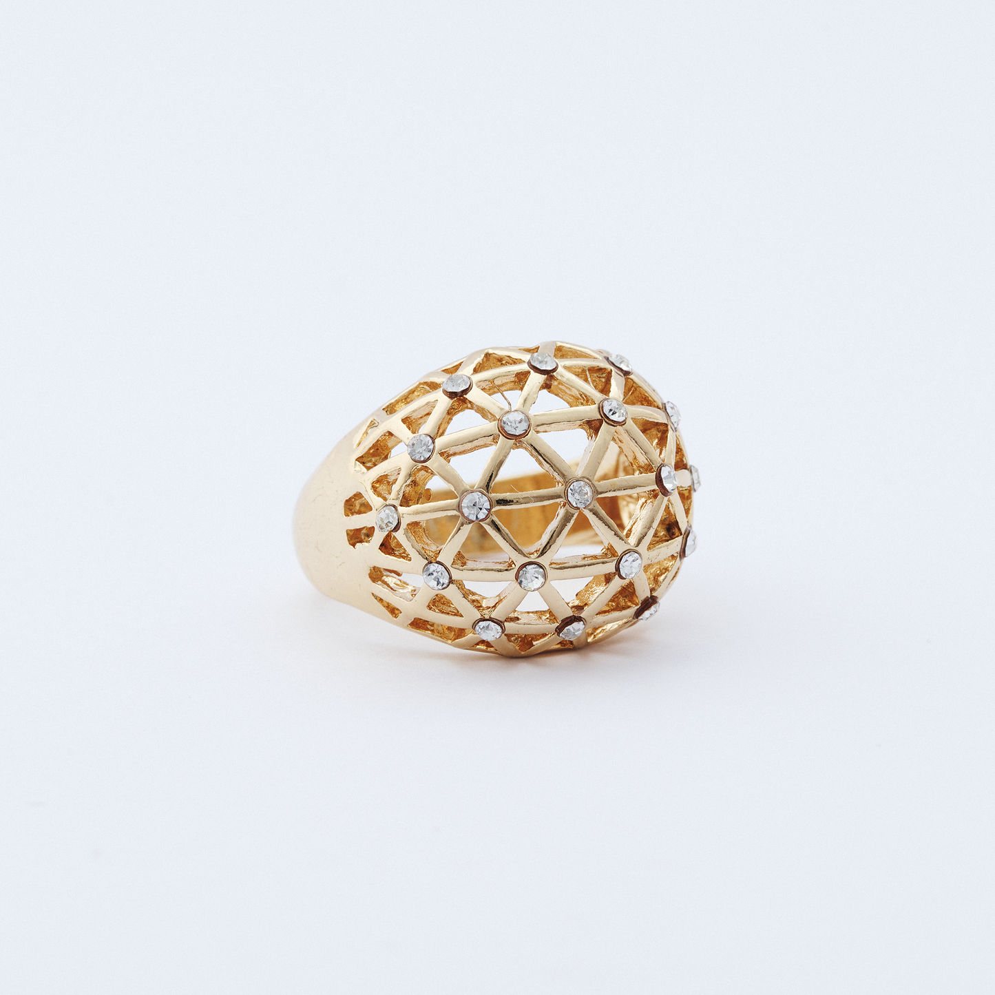 Anel Estrelar Dourado
