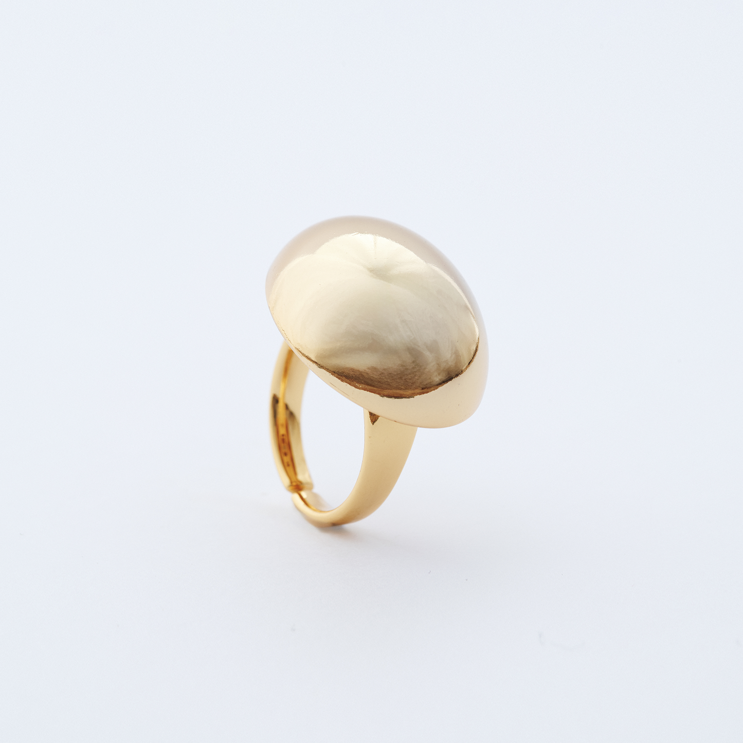 Anel Orbital Dourado