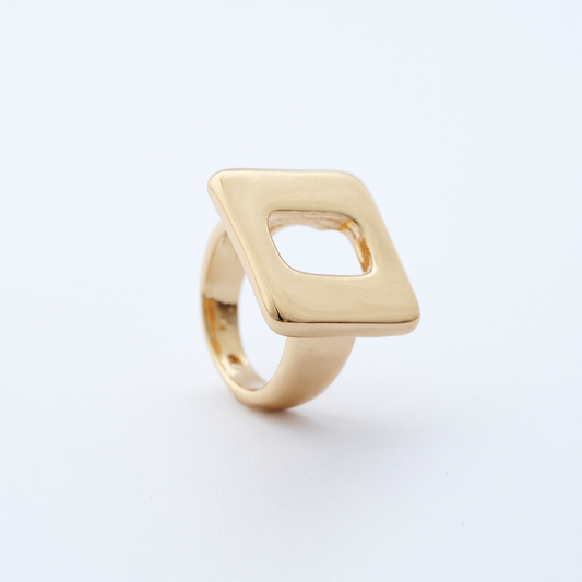 Anel Refúgio Dourado