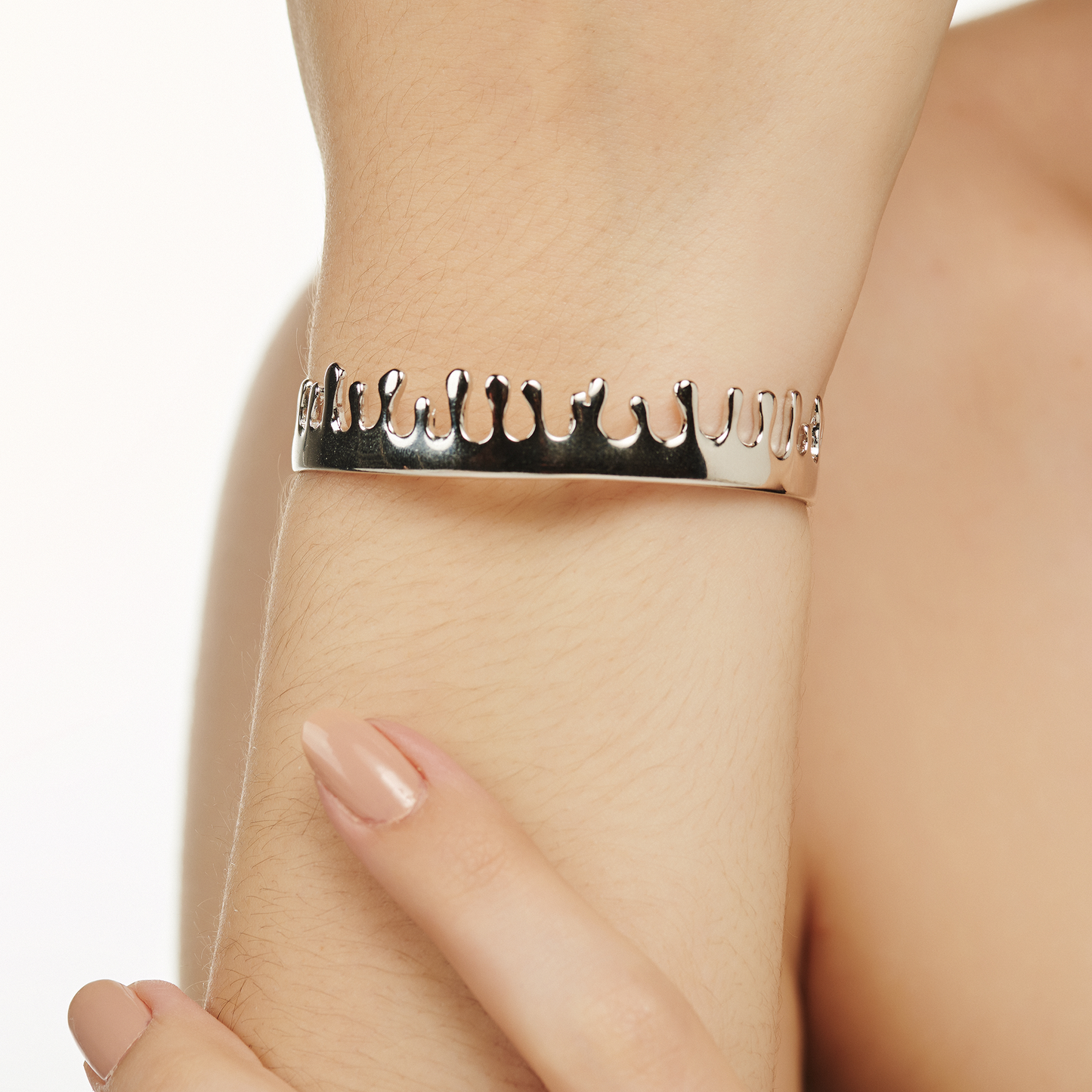 Bracelete Cresta Ródio