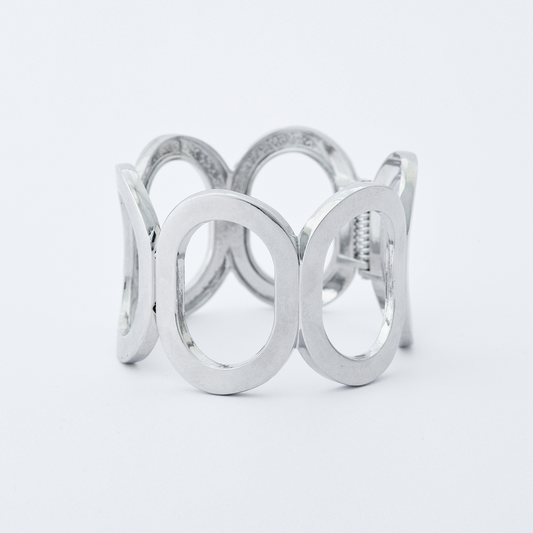 Bracelete Estruturado Arcos Prata