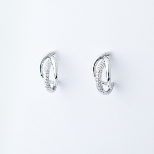 Brinco Arco De Luz Prata