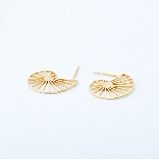 Brinco Caracol Dourado