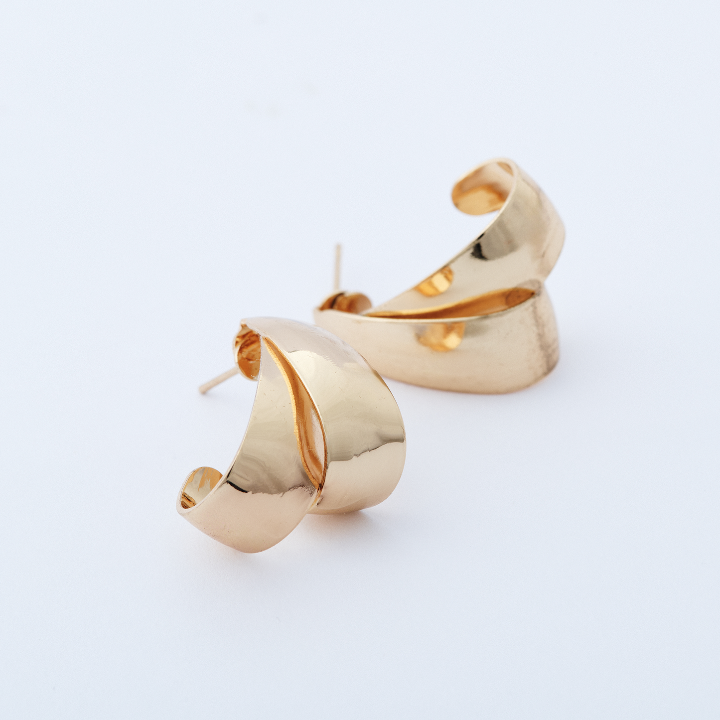 Brinco Dois Caminhos Dourado