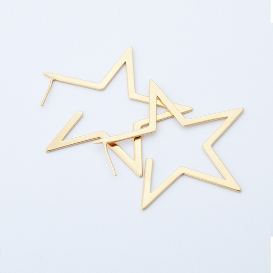 Brinco Estrela Dourado G