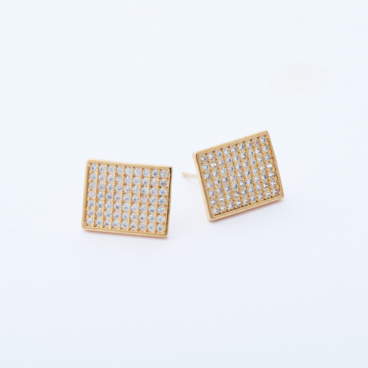 Brinco Luz Angular Dourada