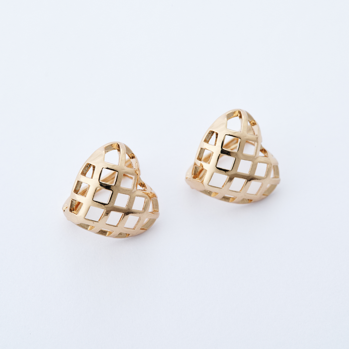 Brinco Trama Real Dourada