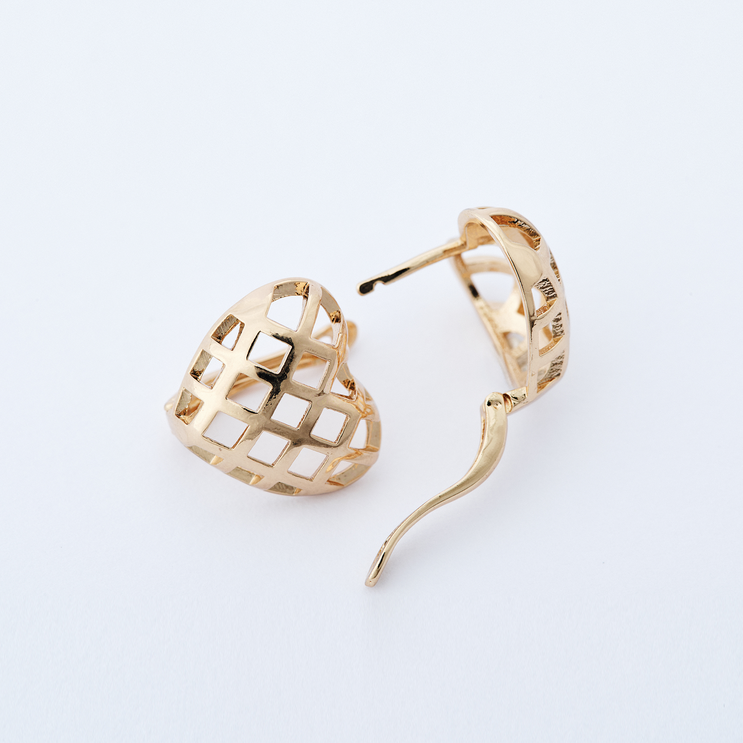 Brinco Trama Real Dourada