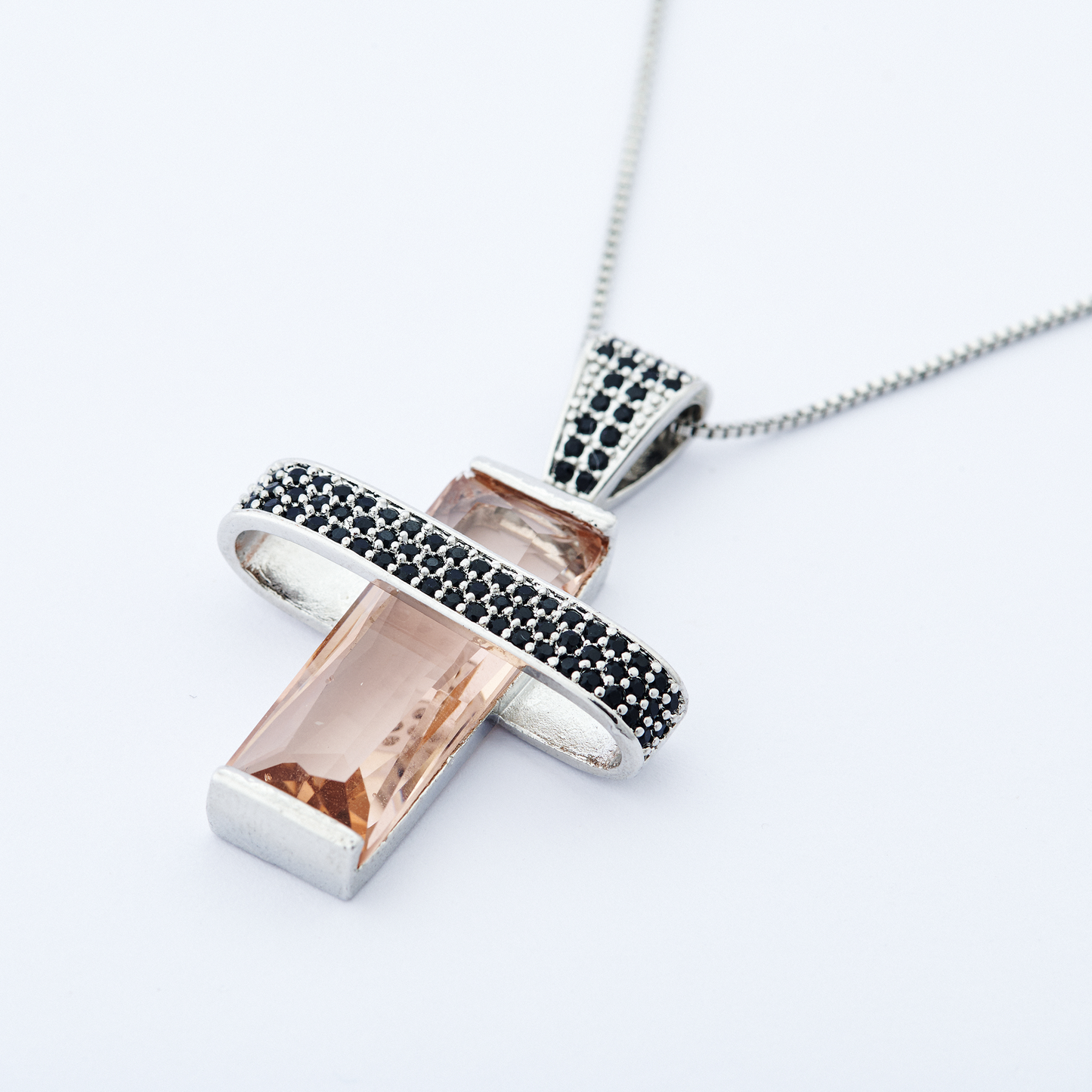 Colar Horizonte Prata Rosé