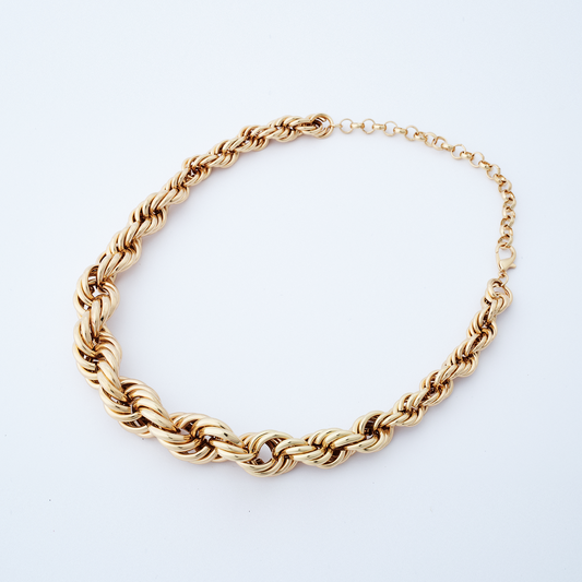 Colar Tramado Dourado