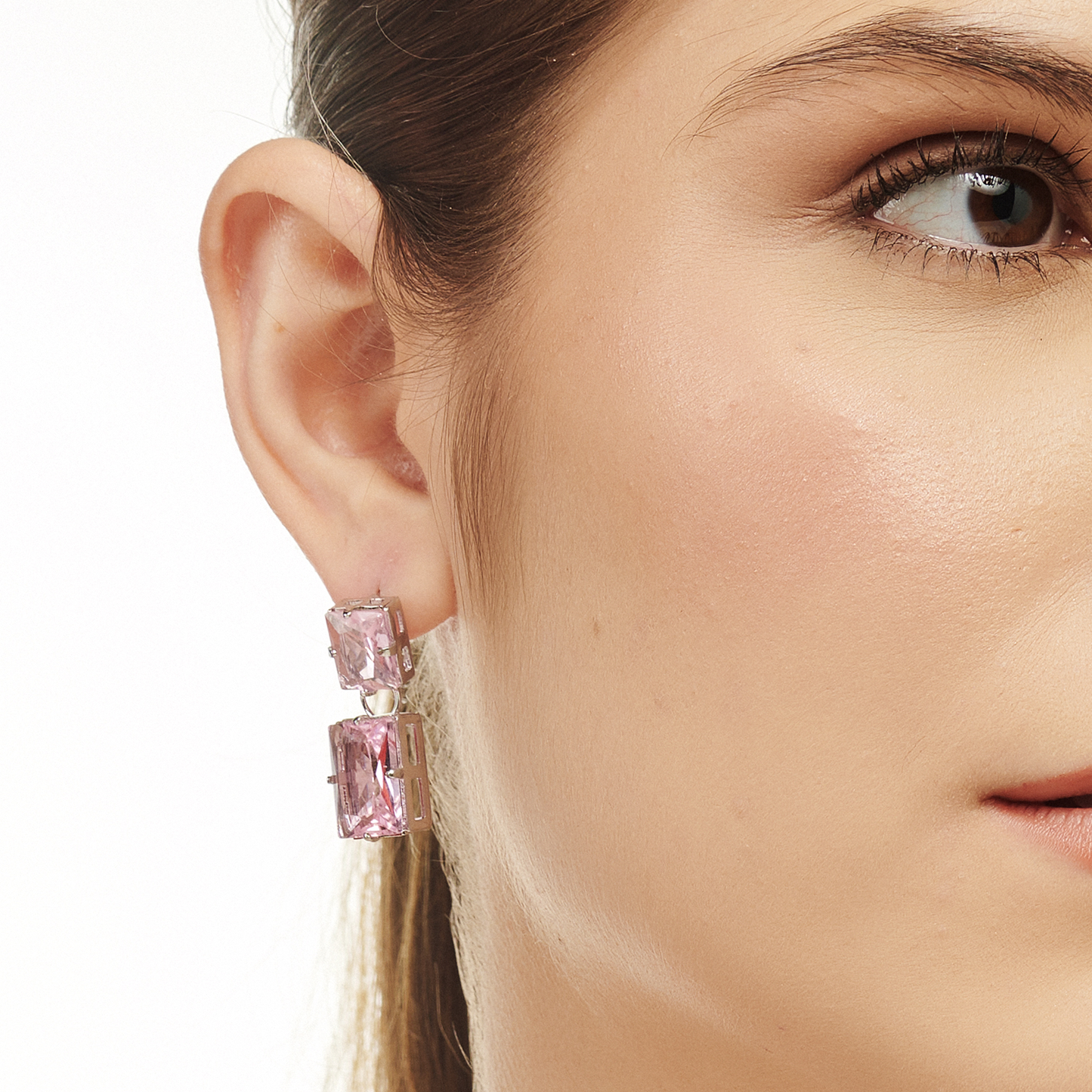 Conjunto Aurora Prata Rosa