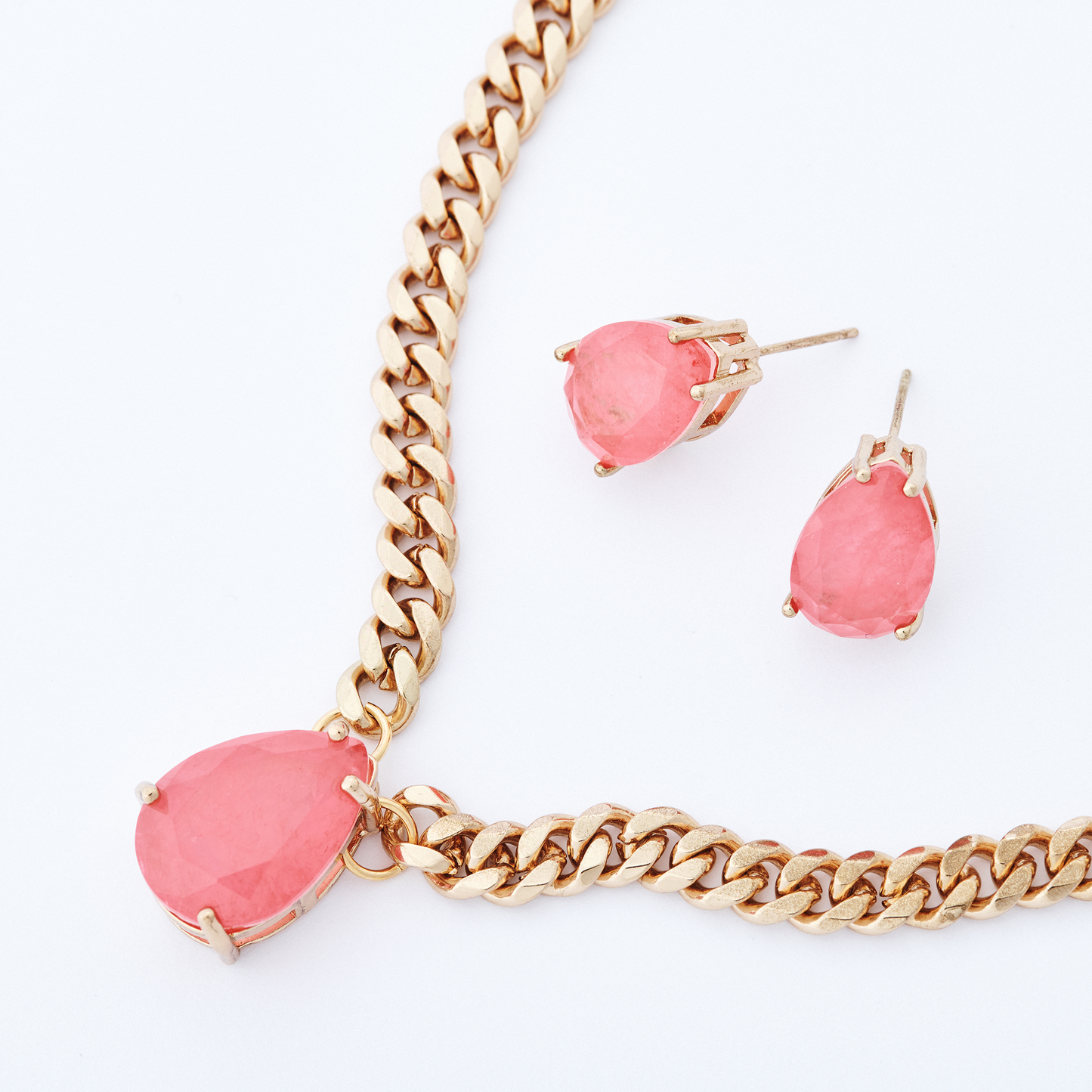 Conjunto Gota Dourada Rosé