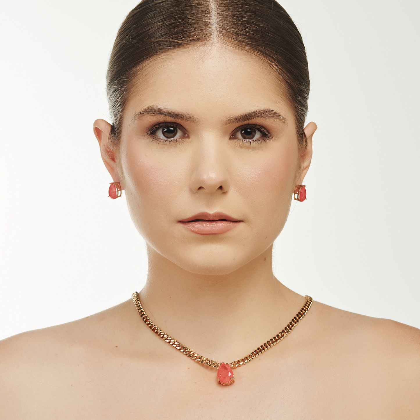Conjunto Gota Dourada Rosé