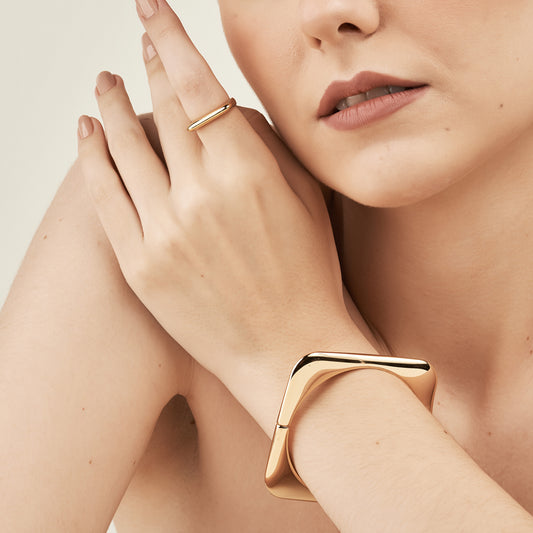Conjunto Contorno Dourado